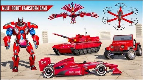 Transforming car robot game with helicopter robot games eagle robot tank games Gameplay-Android/iOS
