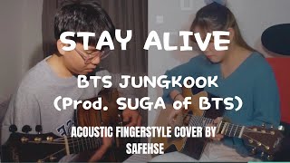 BTS Jungkook - Stay Alive (Prod. SUGA of BTS) [7FATES: CHAKHO OST] l Acoustic Guitar Cover