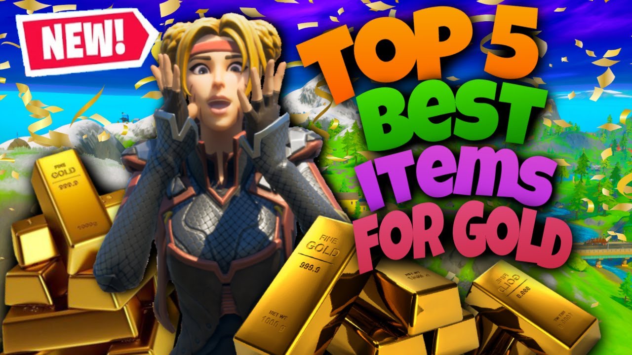 Top 5 BEST Items/Weapons to Buy with GOLD in Fortnite! How To Spend