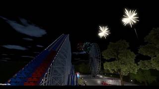 American Air Race with fireworks (360 degree POV) @Sokobansolver