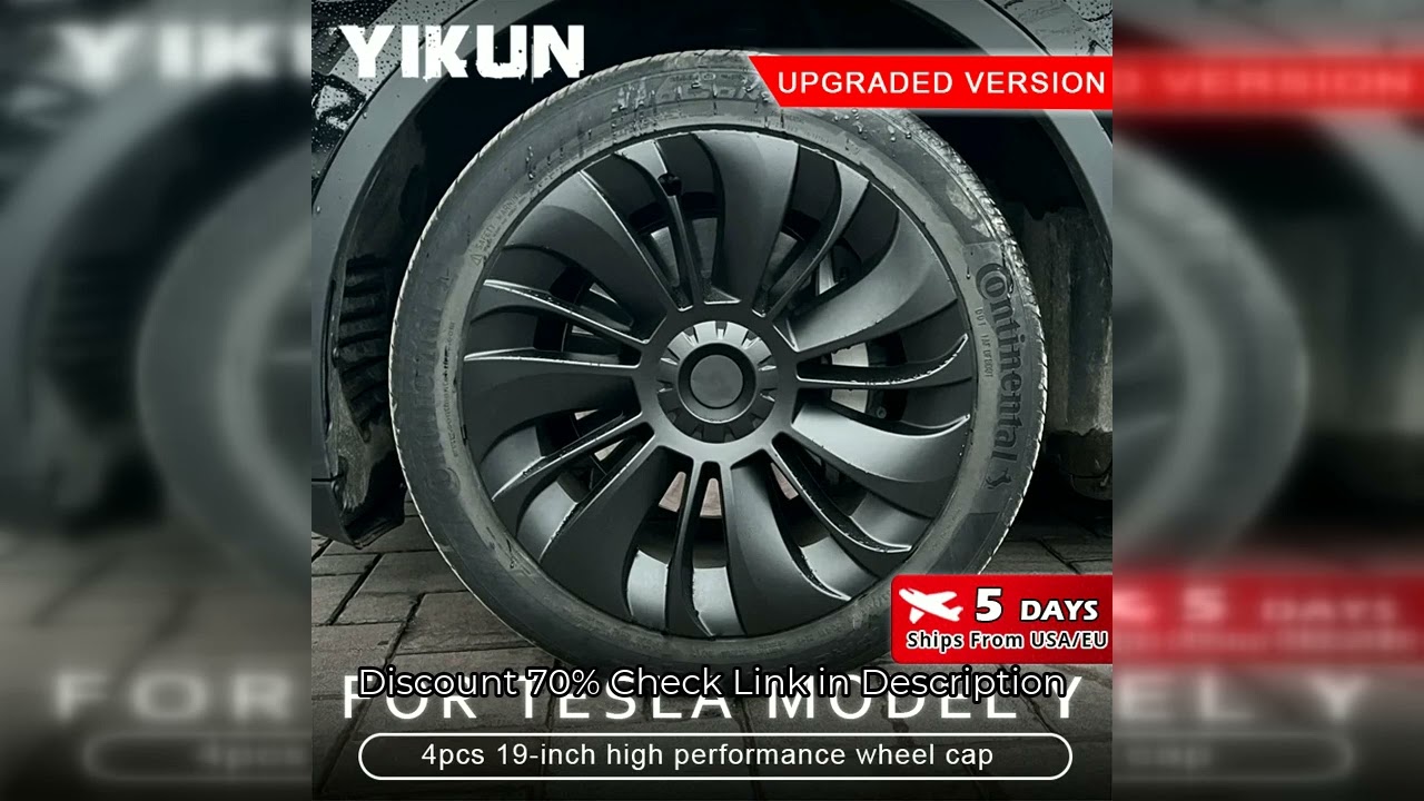 4PCS Hub Cap Car Replacement Wheel Cap 19 Inch Performance Automobile Hubcap Full Cover Accessories