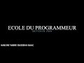 Animation de la vido dintroduction de lecole du programmeur