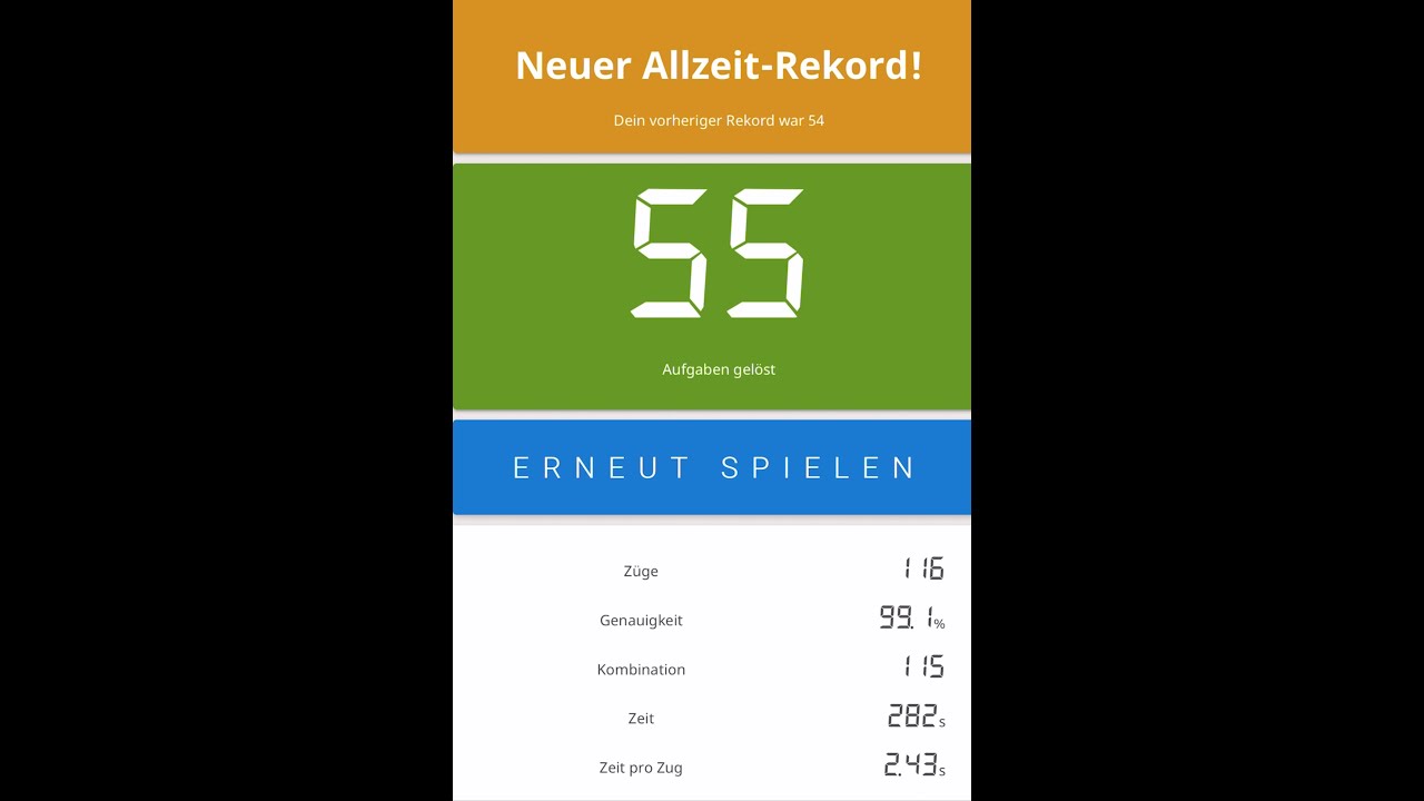 Lichess Puzzle Storm 55 (first time) YouTube