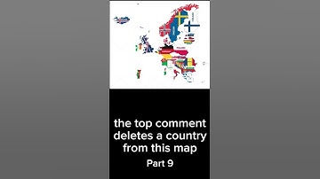 The top comment deletes 1 country part 9 #9 #shorts #mapchart #maps #comments #countries