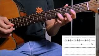 Não Fala Não pra Mim - Humberto e Ronaldo e Jerry Smith Aula Solo Violão (como tocar)