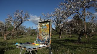 Plein Air Painting: Spring Orchard