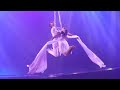 Duo aerial silks on the ship in singapore maria and evgeny