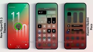 3 New HyperOS 2   control centre Themes for Xiaomi,Redmi,Poco | 3 Best HyperOS 2 Themes