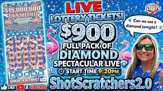 💎🔥LOTTERY TICKETS LIVE!💎$900 FULL PACK OF DIAMOND SPECTACULAR💎