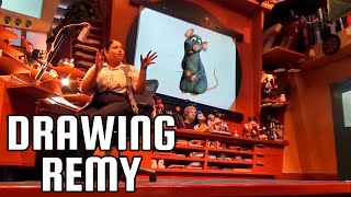We Drew Remy At Disneylands Animation Academy - Or At Least We Tried To!