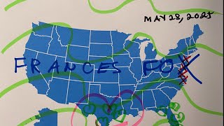 US MAP MAY 28, 2025 FRANCES FOX?