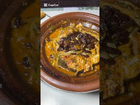 طاجن سمكت الفرخ و الزبيب و البصلة لديد