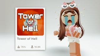 TOWER OF HELL BUT IF I DIE, THE VIDEO ENDS.. 😳