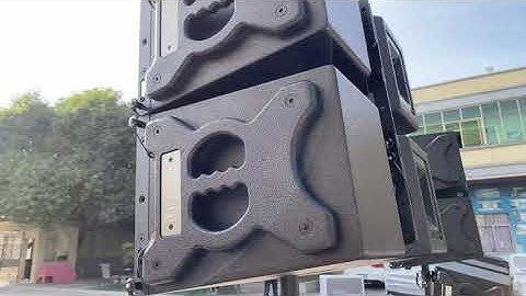 Line array LA 110&LA 218 sound testing.
