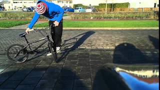 Flatland bmx beginner tricks complication