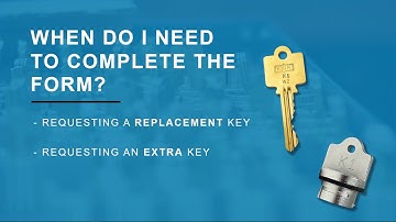 Duplicate Key Release Form Video