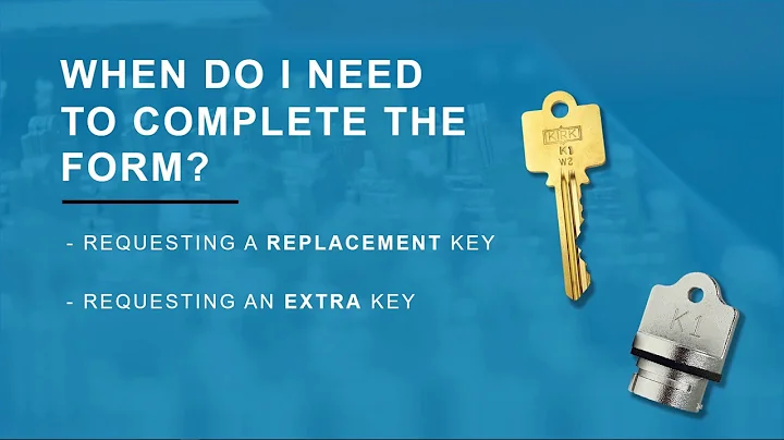 Duplicate Key Release Form Video