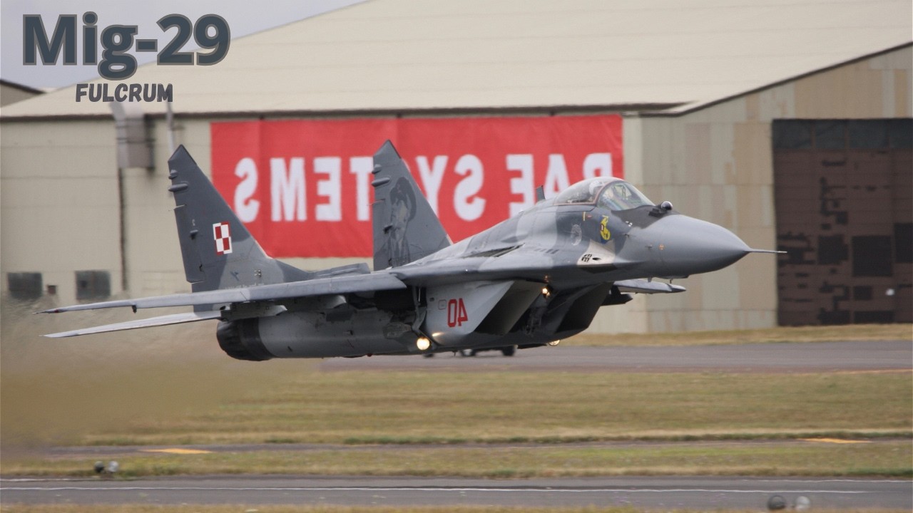 MiG-29 Fulcrum: A Resposta Soviética Para o F-16 e o F/A-18!