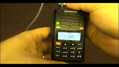 Wouxun Manual Programming