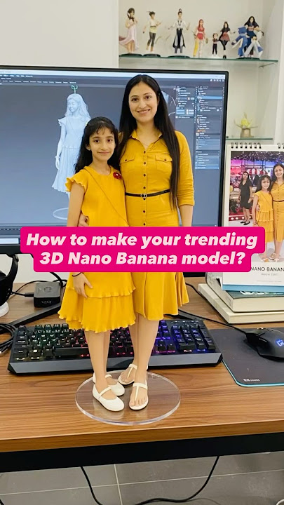 How to create Nano Banana Model Image with Gemini #nanobanana #gemini #AI3Dart #trendingshorts2025