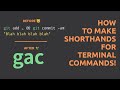 Make Working in the Terminal 2x Easier with Aliases!