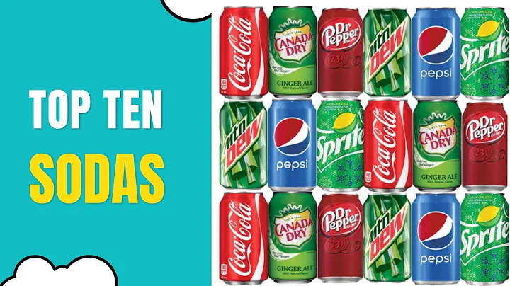 Top 10 Most Popular Sodas of All Time - The Ultimate Soda Taste Test! 🥤#Soda #top10 #drinks #pop