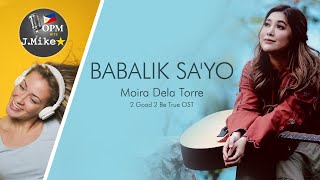 🎙️Babalik Sa'yo - Moira Dela Torre - Male Key Karaoke