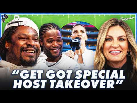 Erin Andrews Takes Over Get Got 😲| Marshawn Gets Put on the Spot with the REAL Questions