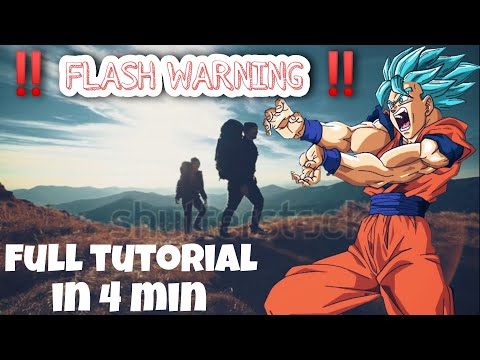 FLASH WARNING !! Tutorial | Instagram / Tik Tok Trending Reels Editing Gokul anime #passionofstatus