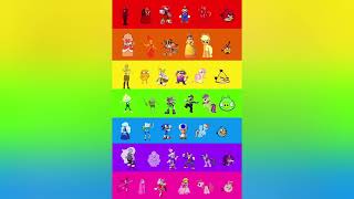 Which One These Rainbow Characters Are Better (My Version)