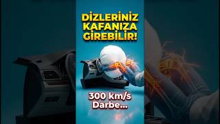 Arabada Asla Yapmamanız Gereken Ölümcül Hata! 😱🚗 (300 km/s Darbe) #bilgi #shorts