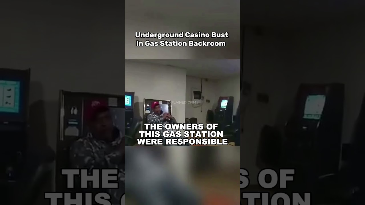 Underground Casino Bust In Gas Station Backroom