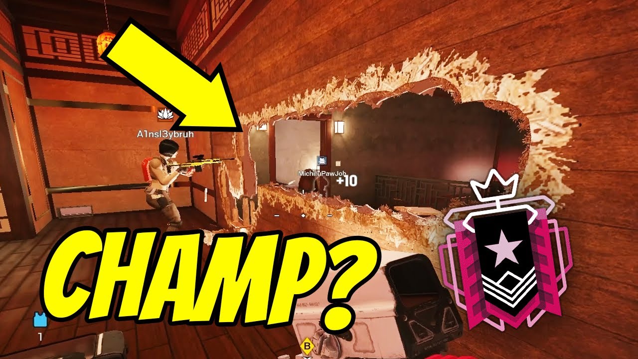 Champ Color R6 Silver is the new Champ in Rainbow Six Siege - YouTube