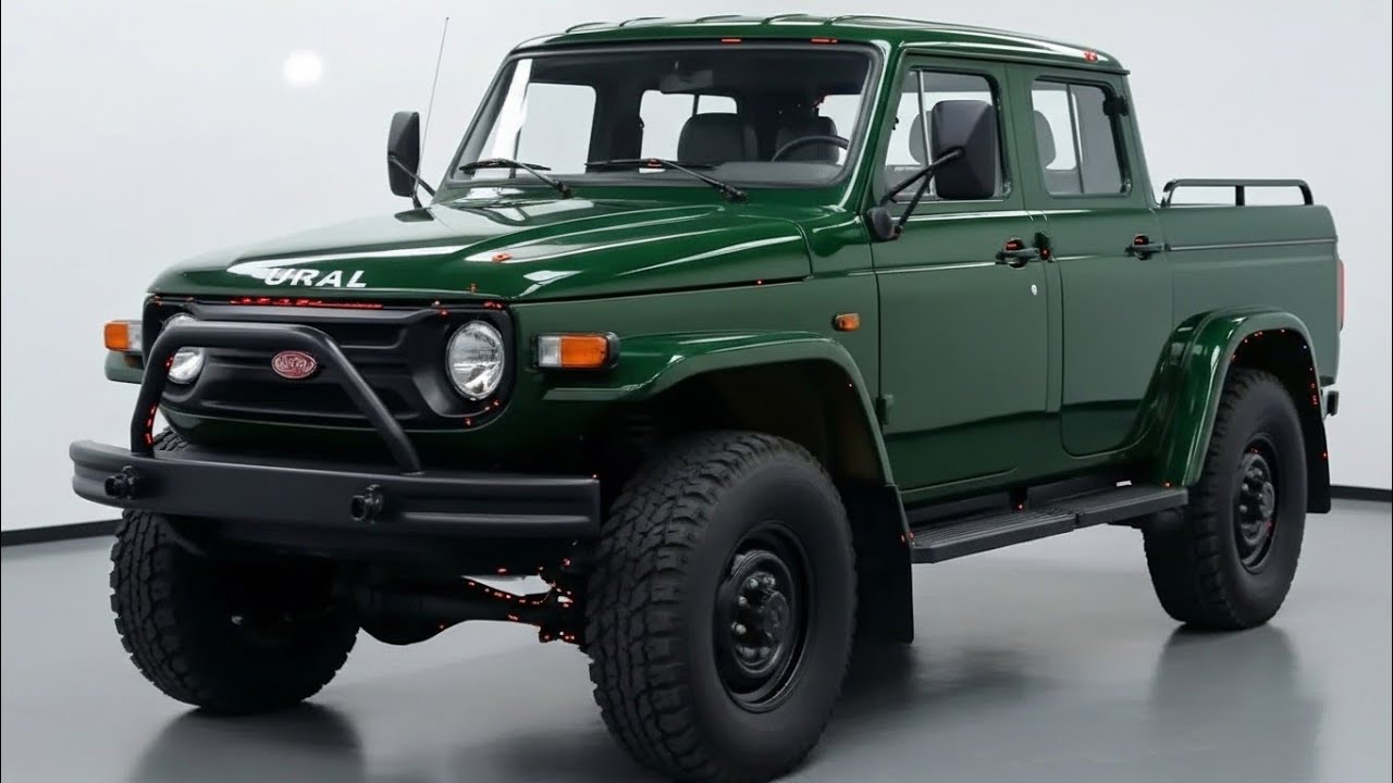 ¡ESTE PICKUP ES UNA BESTIA PROHIBIDA! El Ural 375 Pickup 2026 HUMILLA a los 4x4 modernos 😱🔥