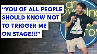 Getting Dropped By A Therapist On Stage | Gianmarco Soresi | Stand Up Comedy Crowd Work