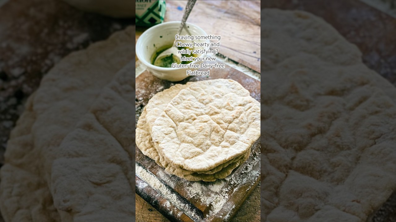 You Won’t Believe How Easy This Flatbread Is! #shorts #glutenfree #food #flatbread  #baking