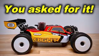 Losi 8ight Nitro RTR Buggy unboxing - Best 1/8 eight nitro RTR buggy?