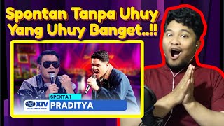 Download Lagu PRADITYA - SPONTAN (without) UHUY (Deabdil) | SPEKTA 1 - INDONESIAN IDOL 2026 [REACTION] MP3