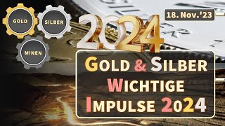 Gold & Silber - 8 wichtige Impulse für 2024