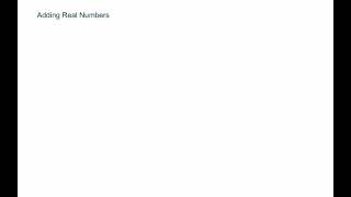 Alg 1 U2 L2 Adding Real Numbers