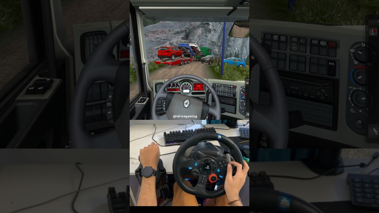 Bus Driving skills 🔥- Euro Truck Simulator 2 gameplay 