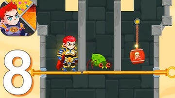 Hero Rescue - Gameplay Walkthrough Part 8 All Levels 156-180 (Android,iOS)