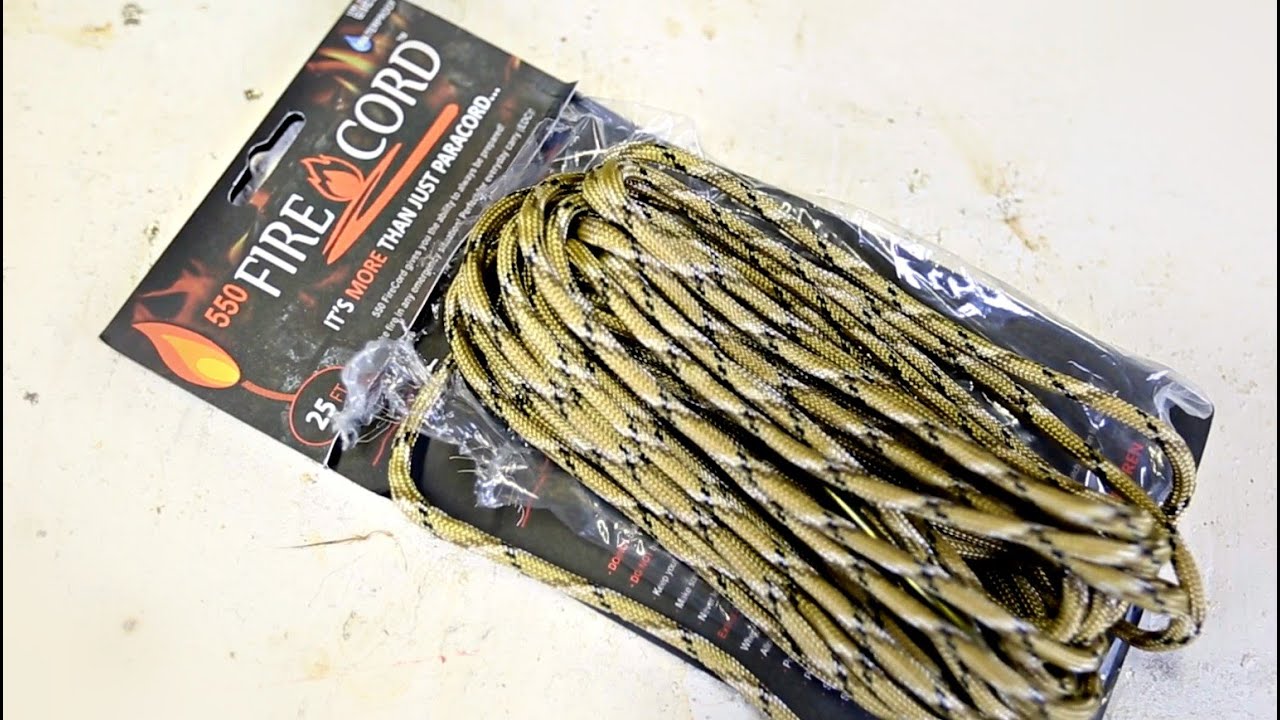 Fire Cord 550 Paracord put to the Test 