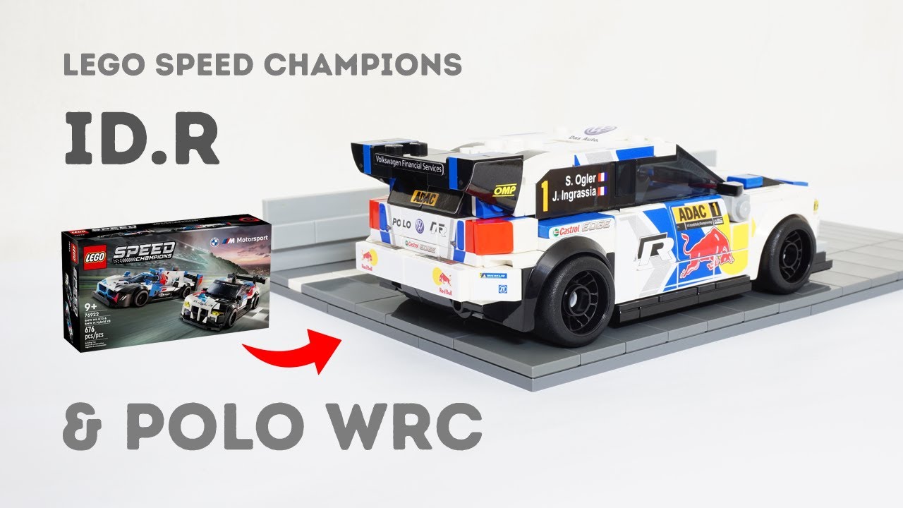 2014 VW Polo WRC and VW ID.R | Lego 76922 BMW Set Alternate Build