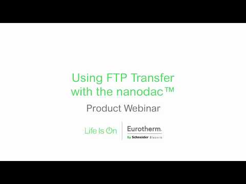 Using FTP Transfer with nanodac™