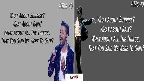 Earth Song - Bogdan Ioan VS Michael Jackson(With Lyrics)