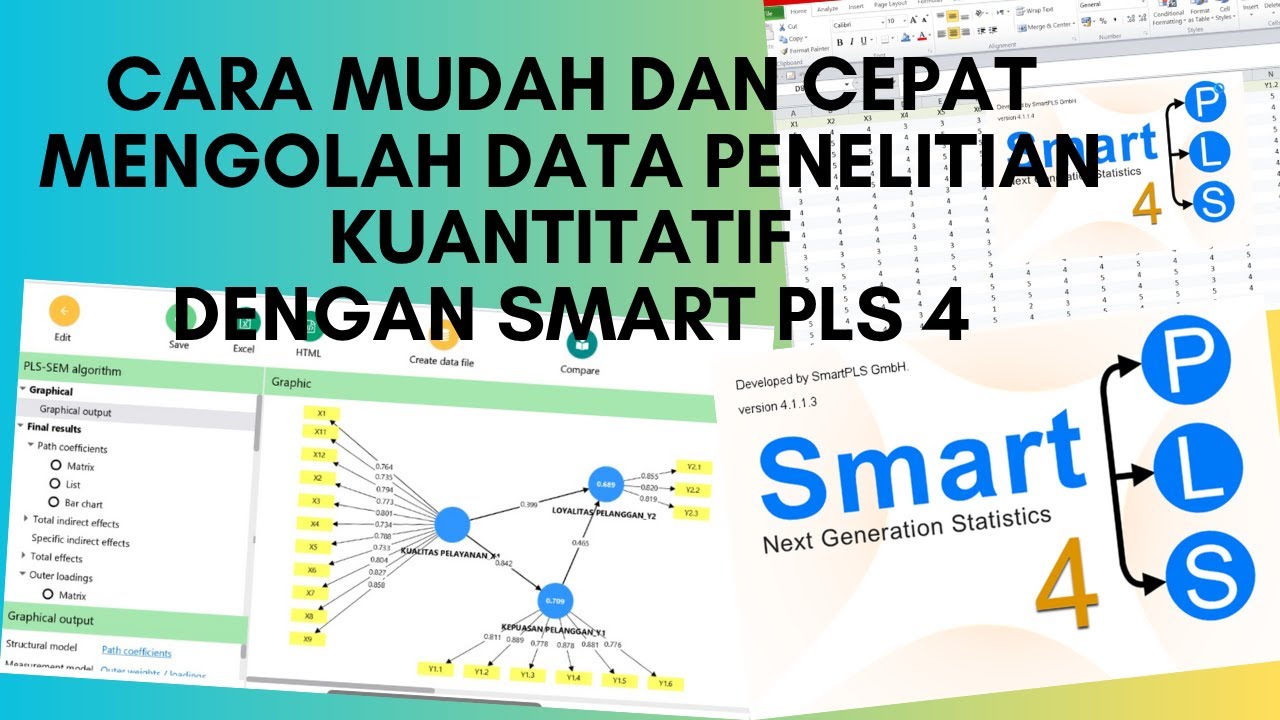 HOTS - CARA MUDAH DAN CEPAT MENGOLAH DATA MENGGUNAKAN SMART PLS 4