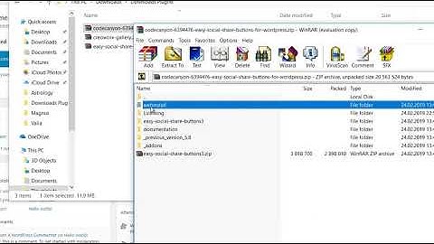 Install and activate Easy Social Share Buttons