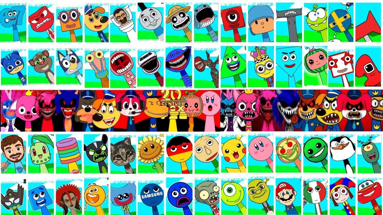 🛑 My Sprunki OC ALL Phases Incredibox Compilation COMPLETE in real ❤️ 