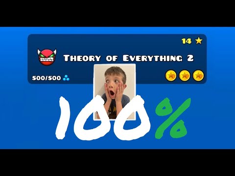 8 Year Old Beats Theory of Everything 2 DEMON!!!! [Geometry Dash]